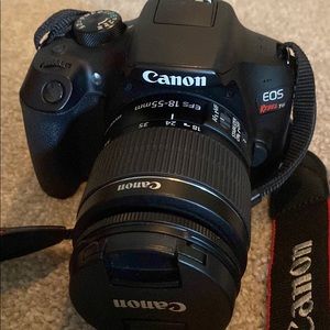 Canon Black EOS Rebel T6 Digital Camera